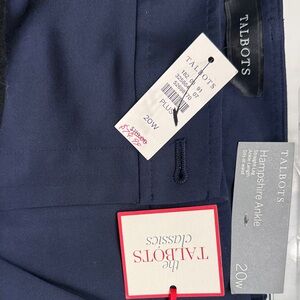 Talbots Navy Hampshire Ankle Pants ...a classic